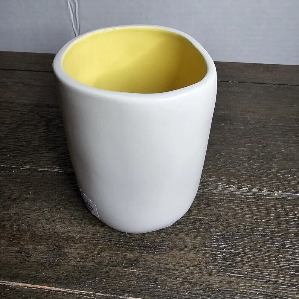 NWT Rae Dunn Artisan Chick Magnet Coffee Mug Easter Yellow Interior Farmhouse